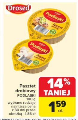 Pasztet drobiowy Drosed podlaski promocja