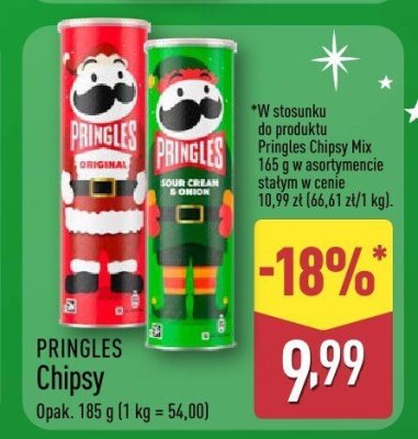Chipsy Pringles promocja w Aldi