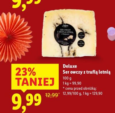 Ser owczy z truflą letnią promocja w Lidl