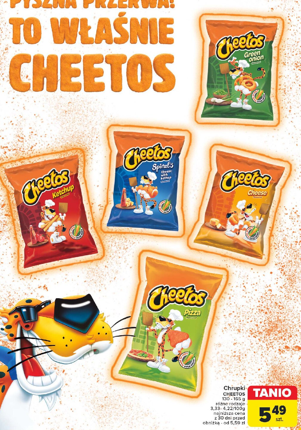 Chrupki zielona cebulka Cheetos promocja