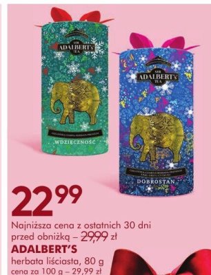 Herbata ADALBERT'S liściasta 80 g promocja w Super-Pharm