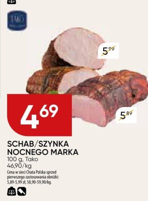 Schab/szynka nocnego marka Tako promocja w Chata Polska