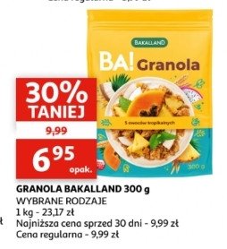 Granola 5 owoców tropikalnych Bakalland ba! promocja