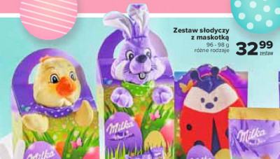 Czekoladki + maskotka biedronka Milka promocja