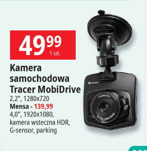 Kamera samochodowa mobi drive Tracer promocja