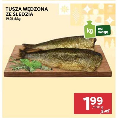 Tusza wędzona ze śledzia promocja w Stokrotka