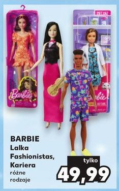 Lalka barbie fashionistas Mattel promocja