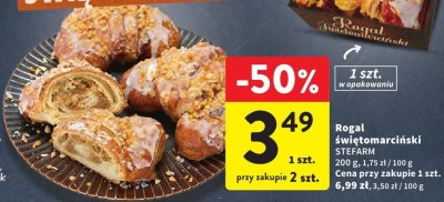 Rogal świętomarciński  promocja w Intermarche