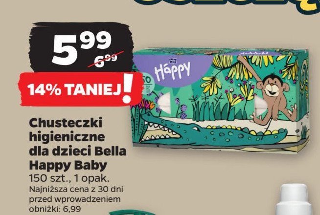 Chusteczki dla dzieci małpa Bella baby happy promocja