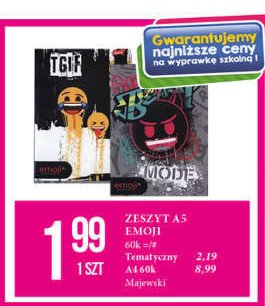 Zeszyt a5 60 kartek St. majewski promocja