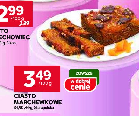 Ciasto marchewkowe promocja