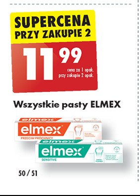 Pasta do zębów przeciw próchnicy Elmex promocja