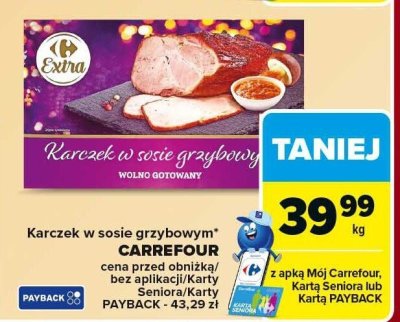 Karczek w sosie grzybowym CARREFOUR promocja w Carrefour Market