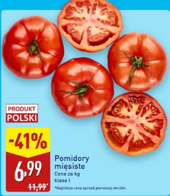 Pomidory promocja w Aldi