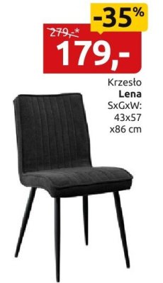 Krzesło Lena promocja w Black Red White