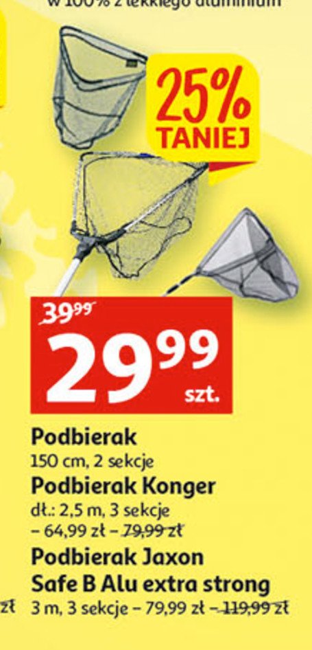 Podbierak safe b alu extra strong 3m Jaxon promocja