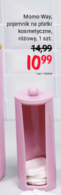Pojemnik na płatki kosmetyczne Momo way promocja