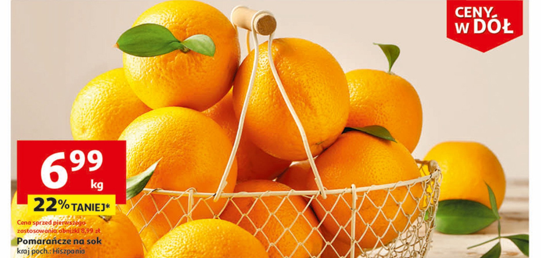 Pomarańcza na sok promocja