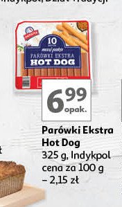 Par贸wki ekstra hot dog Indykpol promocja