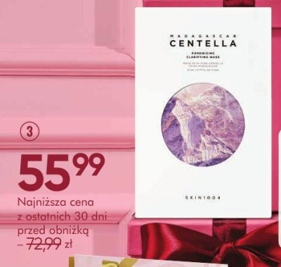 Maska SKIN1004 MADAGASCAR CENTELLA POREMIZING CLARIFYING MASK maski na tkaninie 5 x 23 ml promocja w Super-Pharm