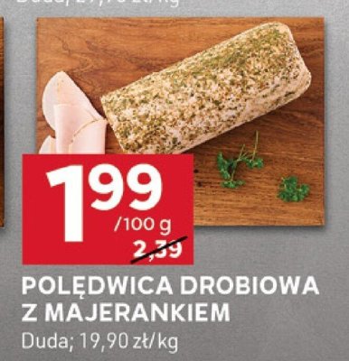Polędwica drobiowa z majerankiem promocja w Stokrotka