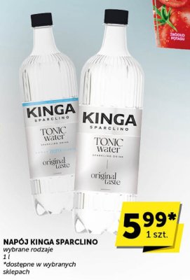 Napój Kinga Sparclino Tonic Water promocja w ABC