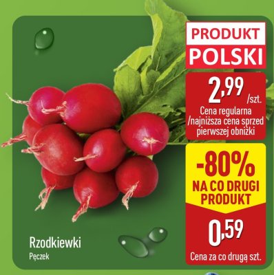 Rzodkiewki promocja w Aldi
