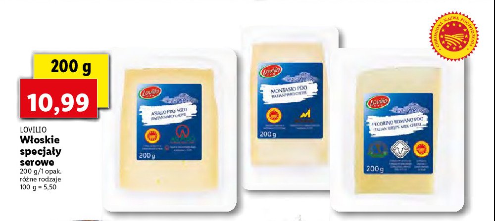 Ser pecorino romano pdo Lovilio promocja