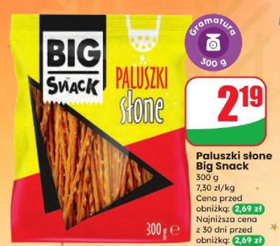 Paluszki słone 300 g promocja w Dino