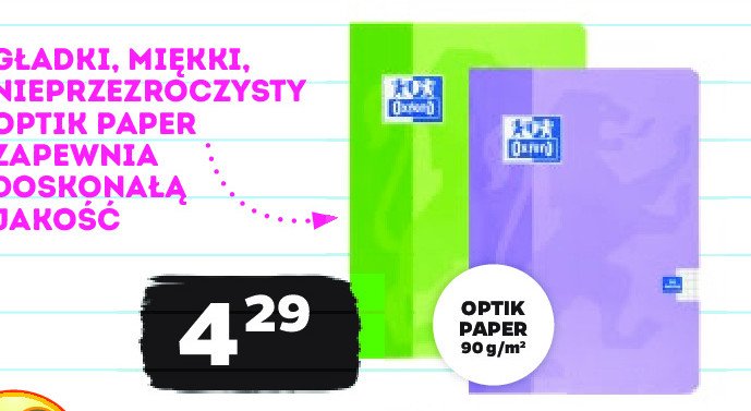Zeszyt a5 16 kartek sweet Oxford promocja