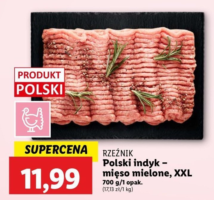 Mięso mielone z indyka Rzeźnik codzienna dostawa promocja