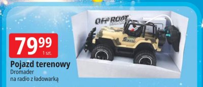 Pojazd terenowy na radio z ładowarką promocja w Leclerc