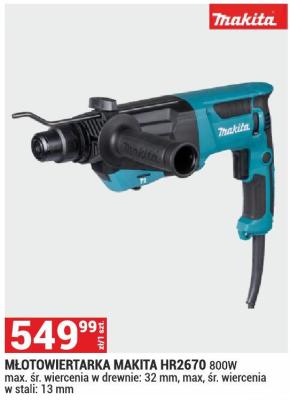 Młotowiertarka Makita HR2670 promocja w Merkury Market