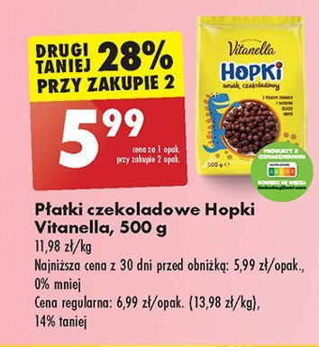 Płatki hopki Vitanella promocja