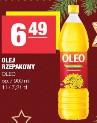 Olej rzepakowy Oleo promocja w SPAR