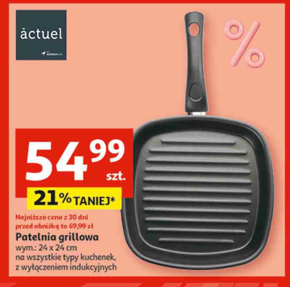 Patelnia grillowa Actuel promocja