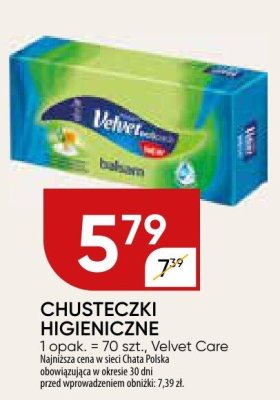 Chusteczki higieniczne promocja w Chata Polska