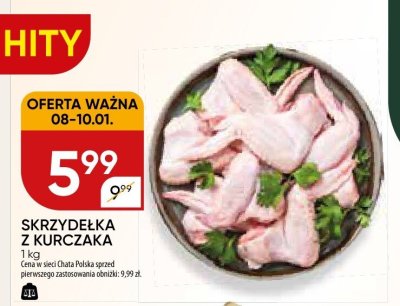 Skrzydełka z kurczaka Agro rydzyna promocja w Chata Polska
