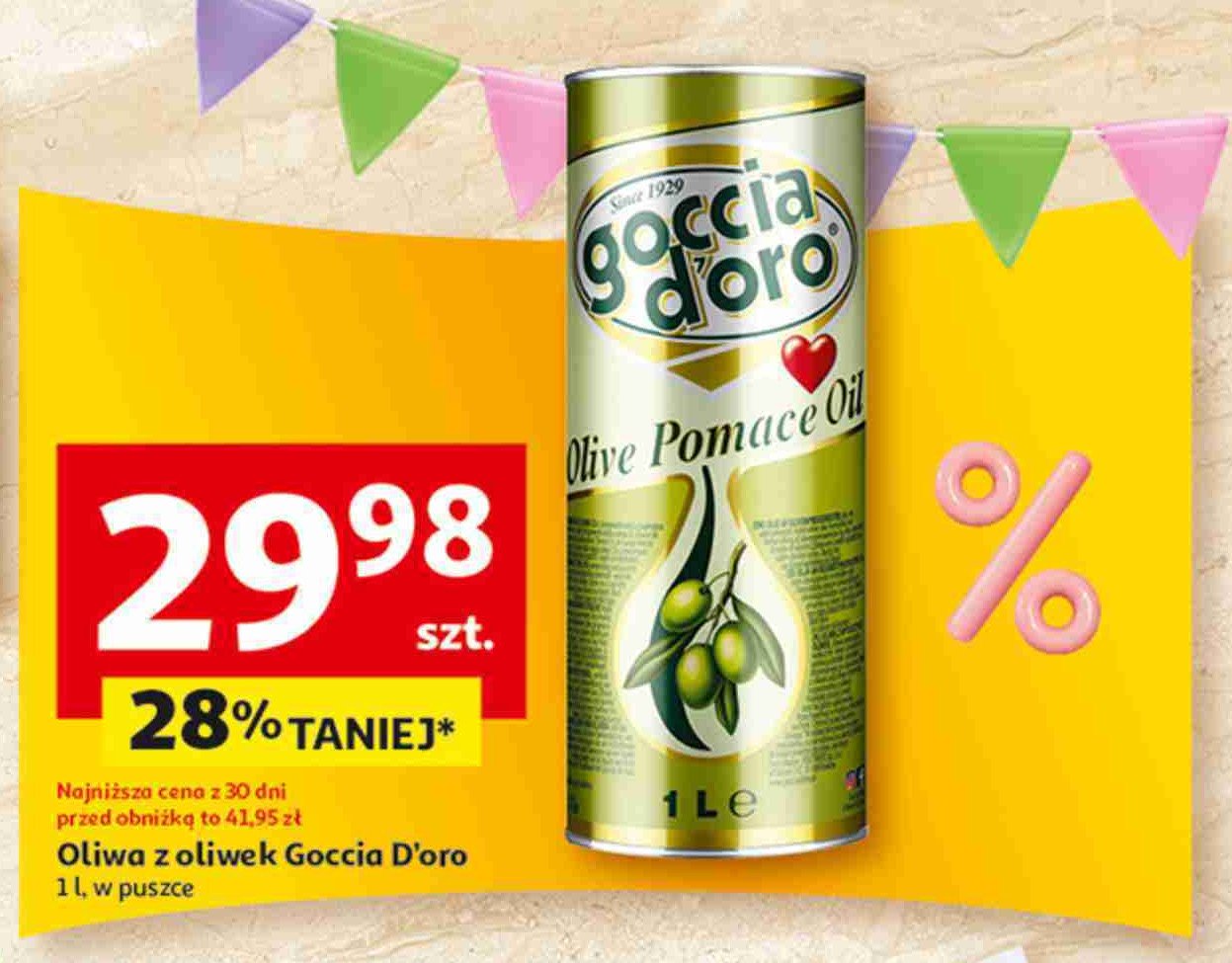 Oliwa z oliwek sansa - puszka Goccia d'oro promocja