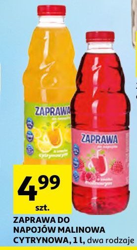 Zaprawa malinowa promocja