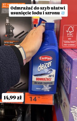 Odmrażacz do szyb i lusterek -30° promocja w Biedronka