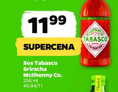Sos tabasco sriracha Develey promocja