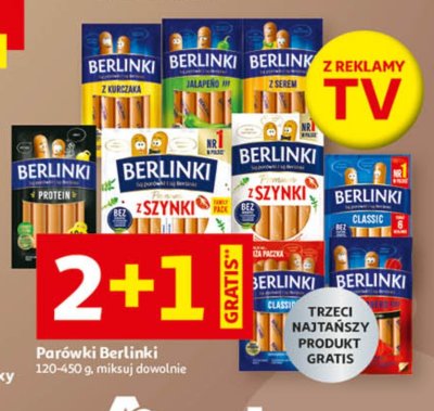 Parówki Berlinki promocja w Auchan