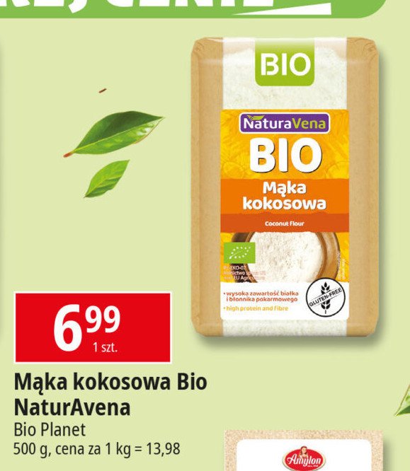 Maka kokosowa Naturavena promocja