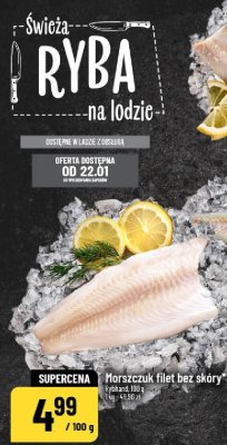 Morszczuk filet bez skóry promocja w POLOmarket