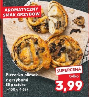 Pizzerka-ślimak z grzybami 85 g sztuka promocja w Kaufland