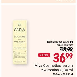 Serum z witaminą c na przebarwienia Miya beauty.lab Miya cosmetics promocja