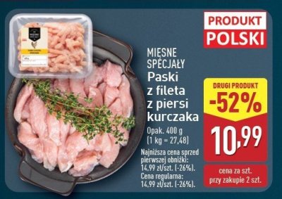 Paski z fileta z piersi kurczaka Mi臋sne specja艂y zawsze 艣wie偶e promocja