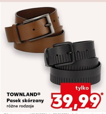 Pasek skórzany promocja w Kaufland