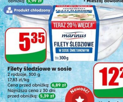 Filety śledziowe promocja w Dino